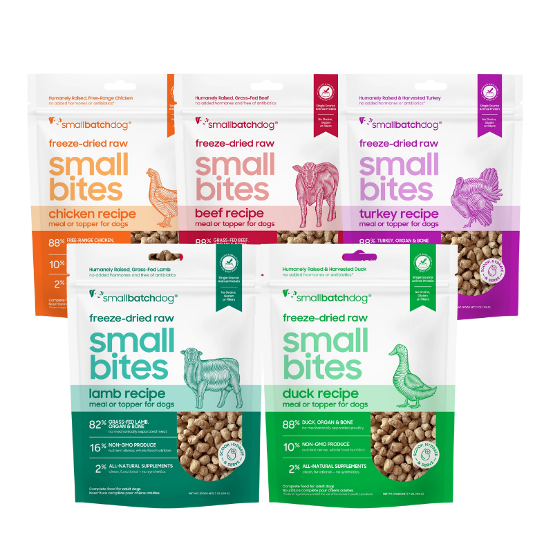 Smallbatch Pets Freeze-Dried Small Bites for Dogs