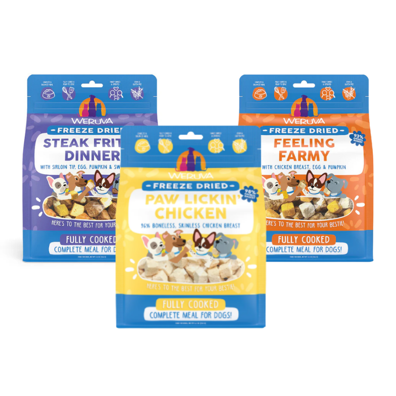 Weruva Dog Freeze-Dried Fully Cooked Complete Meal for Dogs
