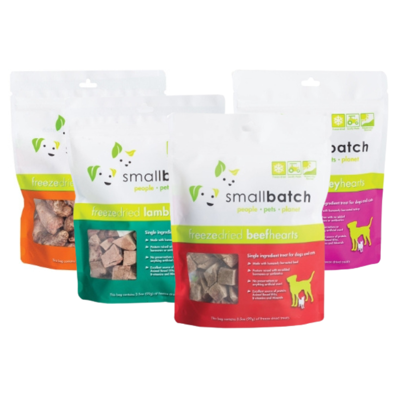 Smallbatch Pets Freeze-Dried Heart Treats 3.5oz
