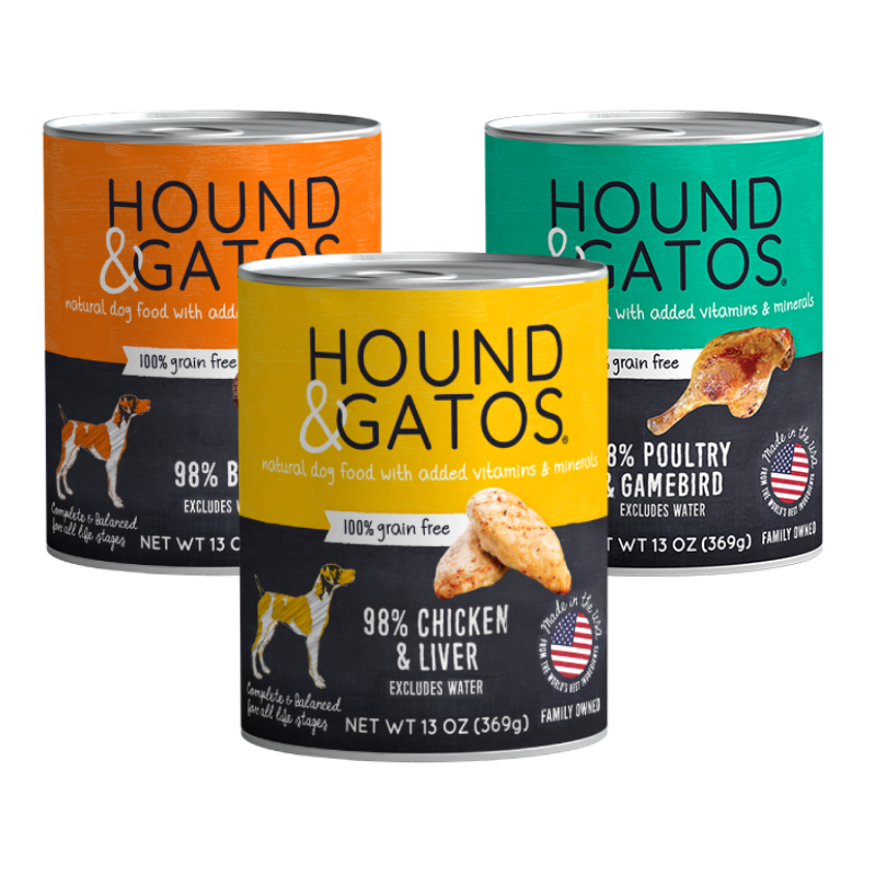 Hound & Gatos Canned Dog Food 13oz