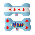 American Leashworks Chicago Plush Dog Bone Toys