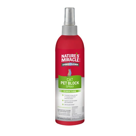 Nature's Miracle Advanced Platinum Cat Pet Block Repellent Spray