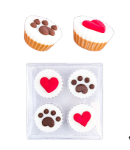 Bosco & Roxy's Valentine's Day Collection PB Treat Cup Bakery Dog Treat