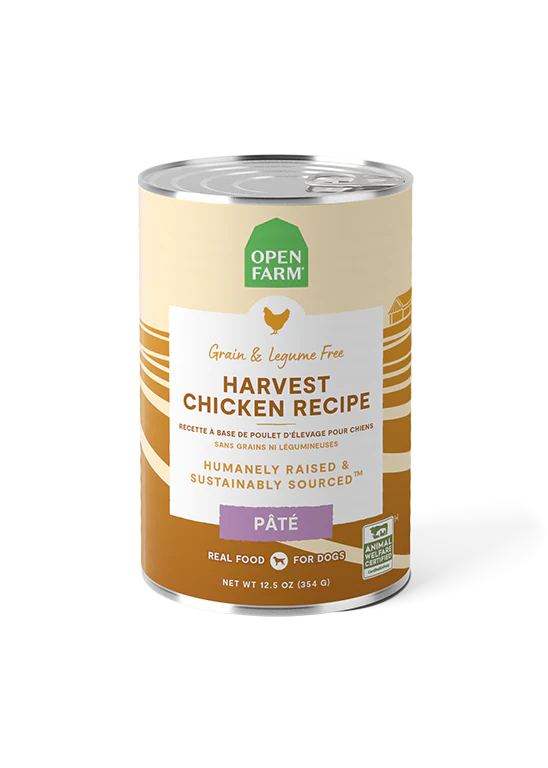 Open Farm Pâté for Dogs Harvest Chicken Canned Dog Food 12.5oz