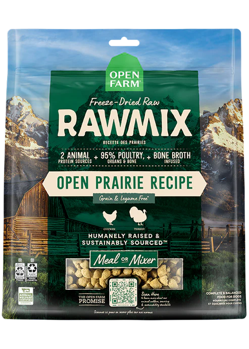 Open Farm RawMix Open Prairie Freeze-Dried Raw Dog Food