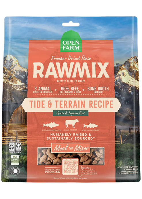 Open Farm RawMix Tide & Terrain Freeze-Dried Raw Dog Food