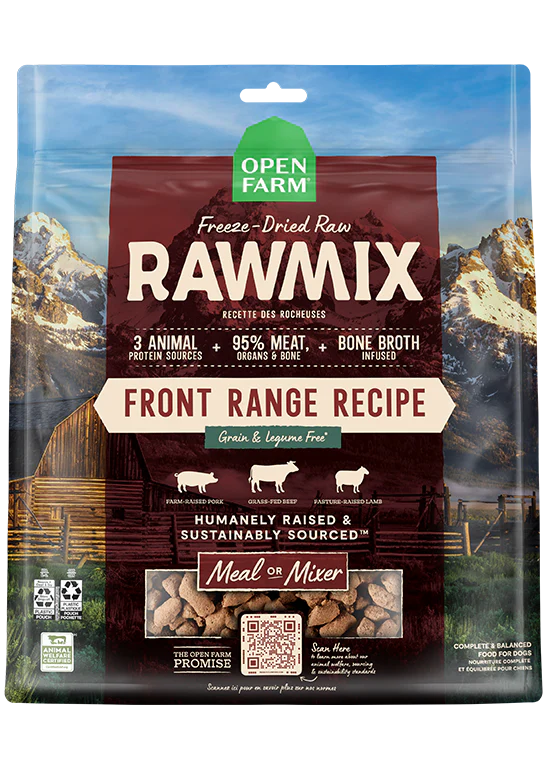 Open Farm RawMix Front Range Freeze-Dried Raw Dog Food