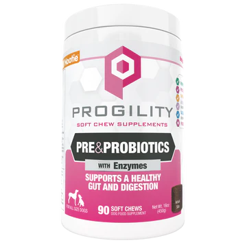 Nootie Progility Pre & Probiotics Soft-Chew Supplements for Dogs