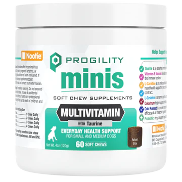 Nootie Progility Multivitamin Soft-Chew Supplements for Dogs