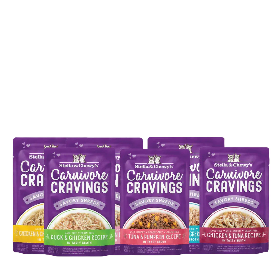 Stella & Chewy's Carnivore Cravings Shreds Wet Cat Food Pouch 2.8oz