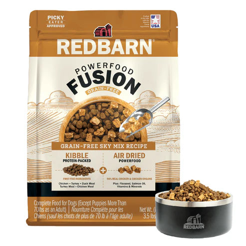 Redbarn Fusion Kibble + Air-Dried Grain-Free Sky Mix Recipe Dry Dog Food