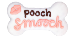 Bosco & Roxy's Valentine's Day Collection Pooch Smooch 6" Bone Bakery Dog Treat