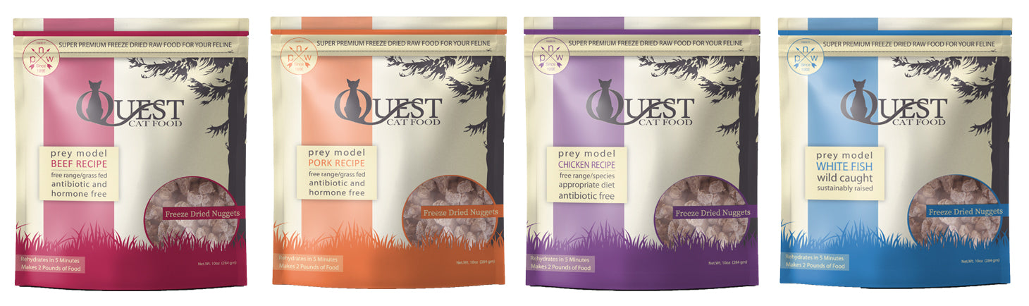 Steve's Real Food Raw Freeze-Dried Quest Nuggets for Cats