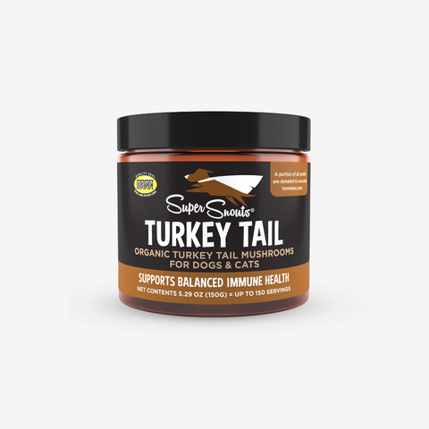 Super Snouts Turkey Tail Mushrooms for Immune Health in Dogs & Cats
