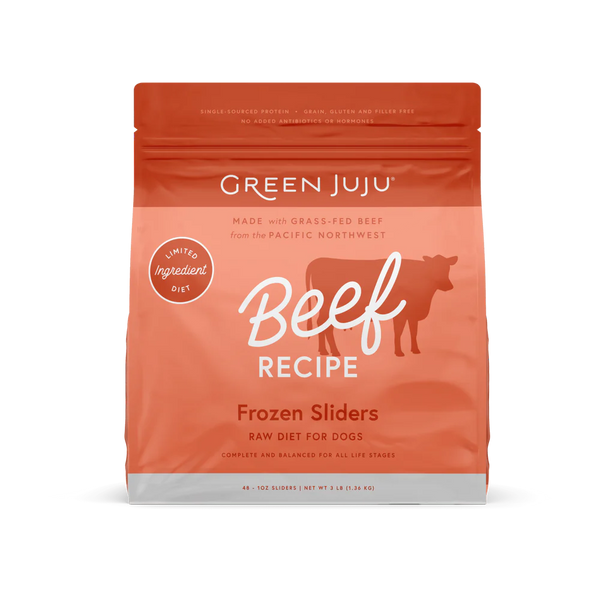 Green Juju Frozen Raw Food Diet Beef Recipe