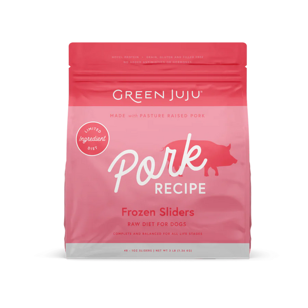 Green Juju Frozen Raw Food Diet Pork Recipe