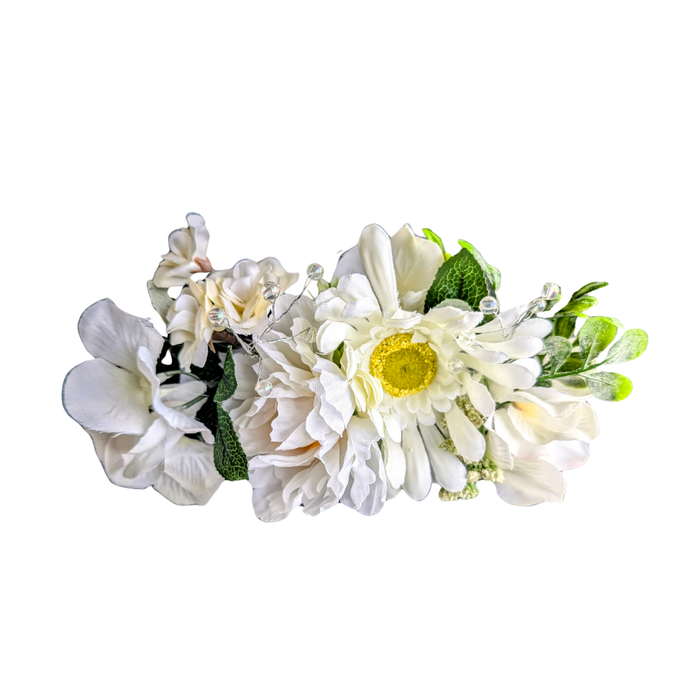 Sparky & Co Garden Party Flower Corsage Collar Accessory
