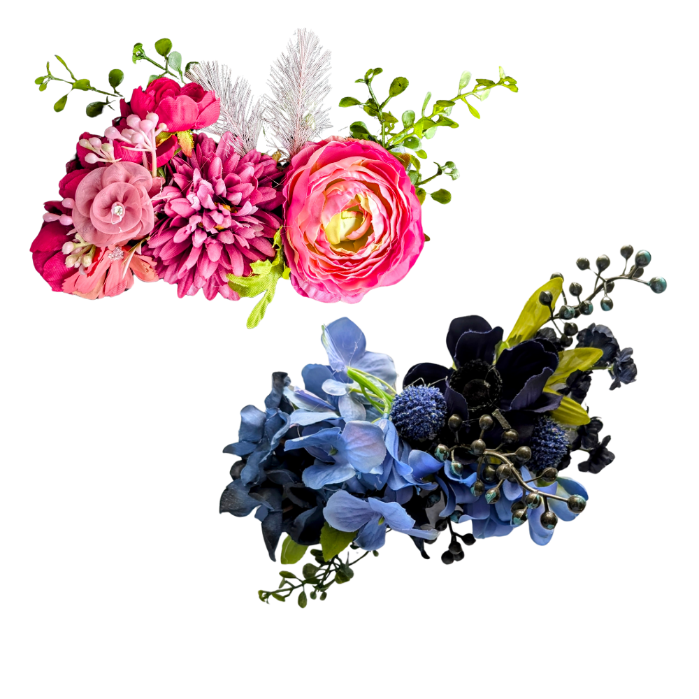 Sparky & Co Garden Party Flower Corsage Collar Accessory