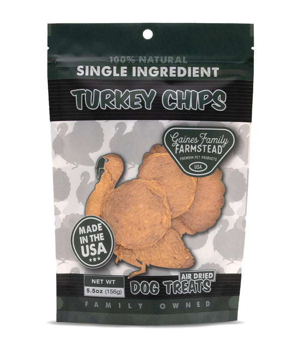 Gaines Family Farmstead Chips Turkey 5.5oz Dog Treats