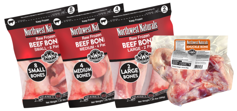 Northwest Naturals Frozen Raw Meaty Beef Bones