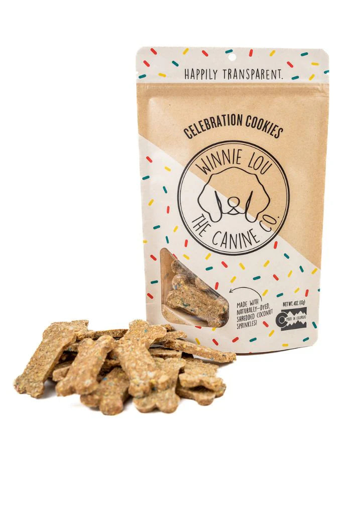 Winnie Lou The Canine Co. Celebration Cookies 4oz Dog Treats