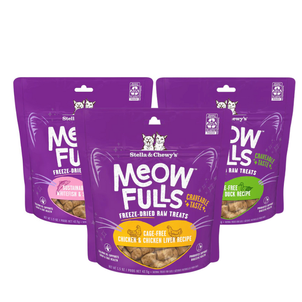 Stella & Chewy's Meowfulls Freeze-Dried Raw Cat Treats