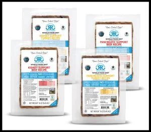 Raised Right Frozen Whole Food Diet Veterinary Support Recipes for Adult Dogs