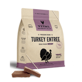 Vital Essentials Raw Frozen Patties Turkey Dog Food