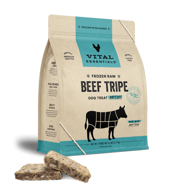 Vital Essentials Raw Frozen Patties Tripe for Dogs