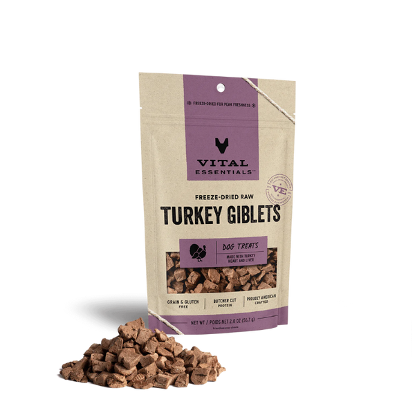 Vital Essentials Freeze-Dried Turkey Giblets 2oz