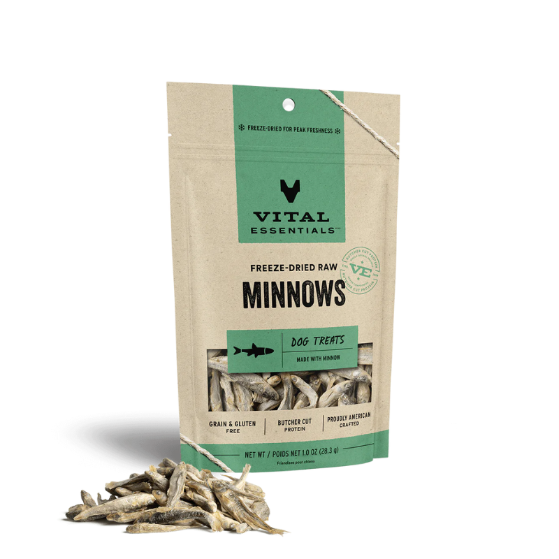 Vital Essentials Freeze-Dried Minnow Dog Treats