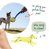 Woof Flyball 2-in-1 Fetch Ball Puzzle Dog Toy
