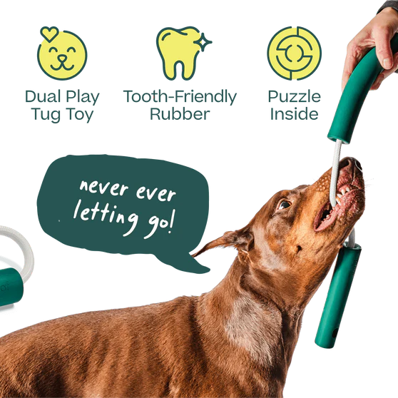 Woof Nomchuck Tug & Treat Dog Toy