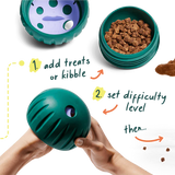 Woof Walkabout Slow Feeder Treat Puzzle Dog Toy
