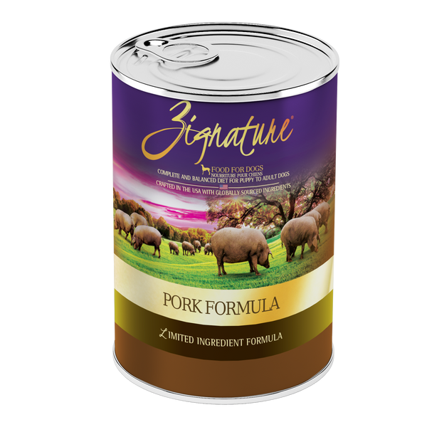 Zignature Pork 13oz Canned Dog Food