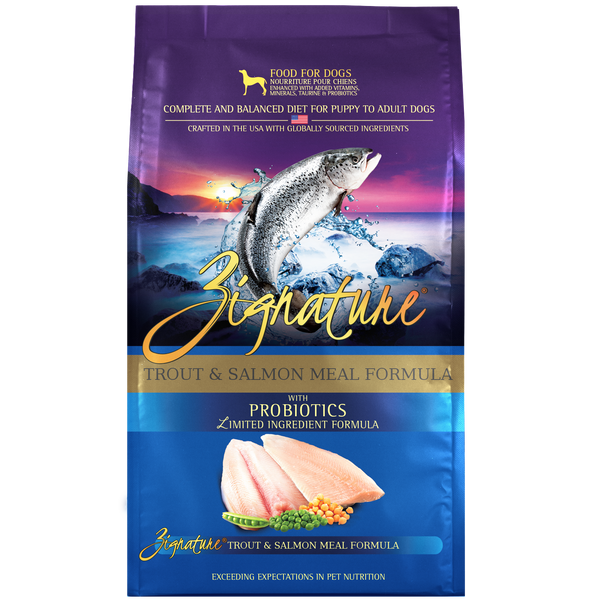 Zignature Trout And Salmon Dry Dog Food