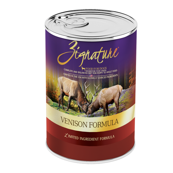 Zignature Venison 13oz Canned Dog Food