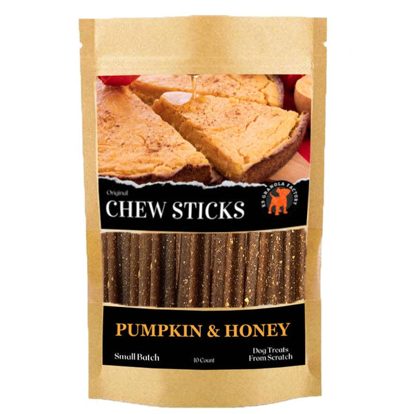 K9 Granola Factory Chew Sticks Pumpkin & Honey 10ct Dog Treats