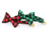 Made By Cleo - "Cozy Cabin Red" - Buffalo Plaid Collar