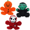 VIP Tuffy's Halloween MIGHTY MICROBALL Tough Plush Squeak Dog Toys