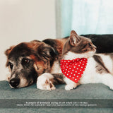Made By Cleo - "Cozy Cabin Red" - Bandana for Cat + Small Dog
