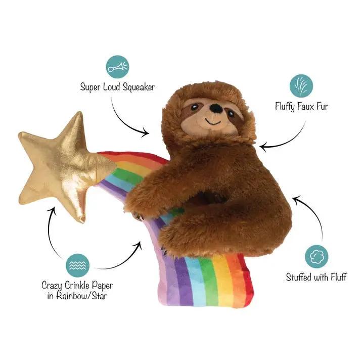 Pet Palette Distribution - PetShop by Fringe Studio Rainbows High Plush Dog Toy