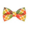 Made By Cleo - "Apple Crisp" - Plaid Bow Tie for Cats + Small Dogs
