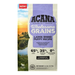 Acana Wholesome Grains Large Breed Puppy Recipe Dry Dog Food