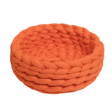 PAWPAW Chunky Handwoven Pet Bed