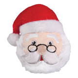 fabdog faball Christmas Santa Plush Dog Toy