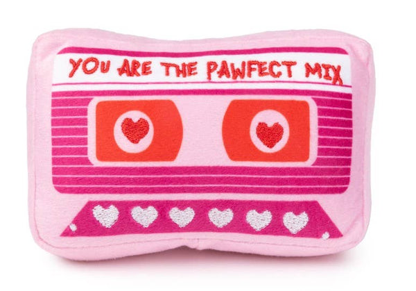 FuzzYard Pawfect Mix Tape Plush Dog Toy