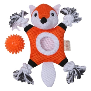 Territory 2-in-1 Fox 10" Tug & Fetch Dog Toy