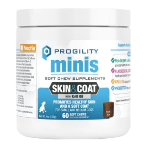 Nootie Progility Skin & Coat Soft-Chew Supplements for Dogs