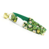Made By Cleo - "Hazel" - Green Floral Cat Collar